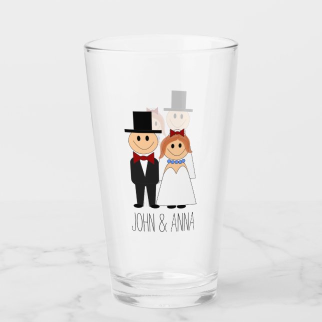 Verre Mariée et salle (Devant)