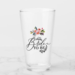 Verre Mariée Florale