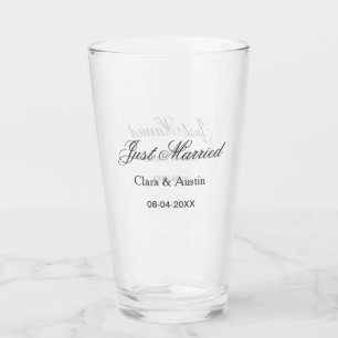 Verre Mariés add nom du couple date année simulation de