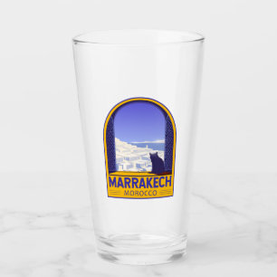 Verre Marrakech Maroc Cat Retro