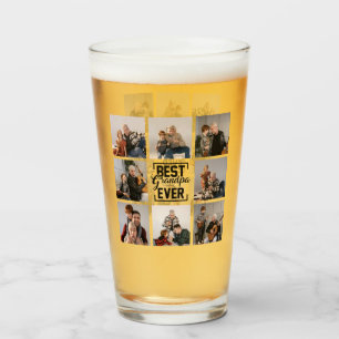 Verre Meilleur Collage photo de Grand-Père Ever 8