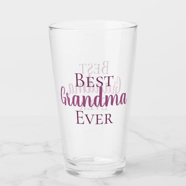 Verre Meilleur Grand-Mère PERSONNALISABLE (Devant)