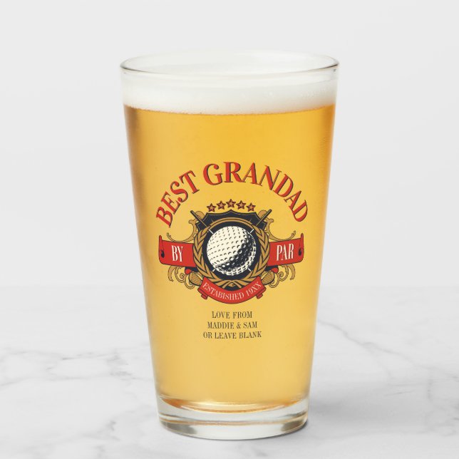 Verre Meilleur Grand Prix Par Par Sceau Élégant Personna (Devant (rempli))