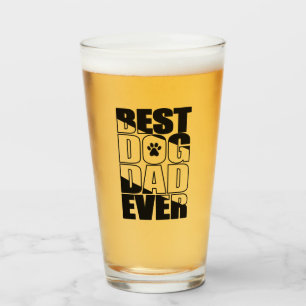 Verre Meilleur Papa Chien de Tous les Temps