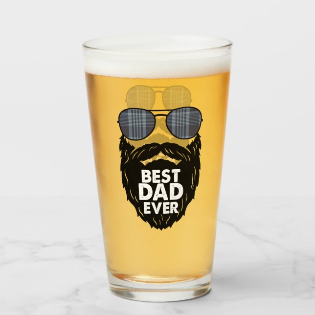 Verre Meilleur papa jamais (Devant (rempli))
