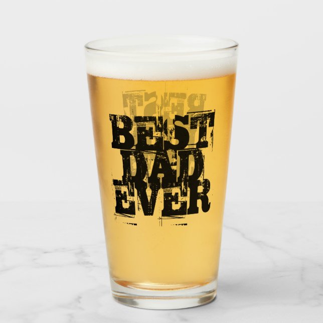 Verre Meilleur papa jamais robuste (Devant (rempli))