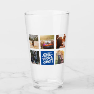 Verre Meilleure maman Jamais Personnalisé Photo Collage