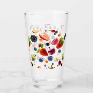 Verre Mélanger les fruits