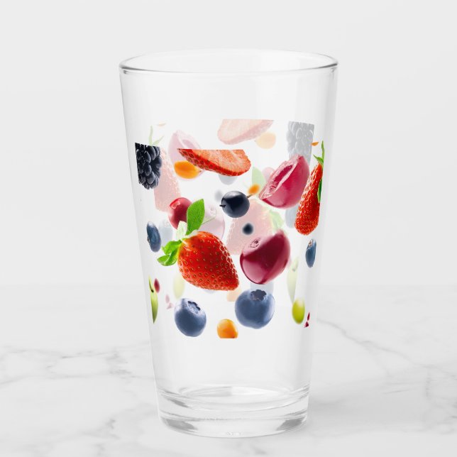 Verre Mélanger les fruits (Devant)