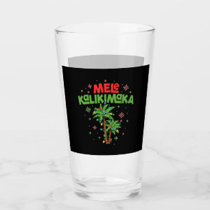 Verre Mele Kalikimaka Hawaiian Christmas Palm Tree Light