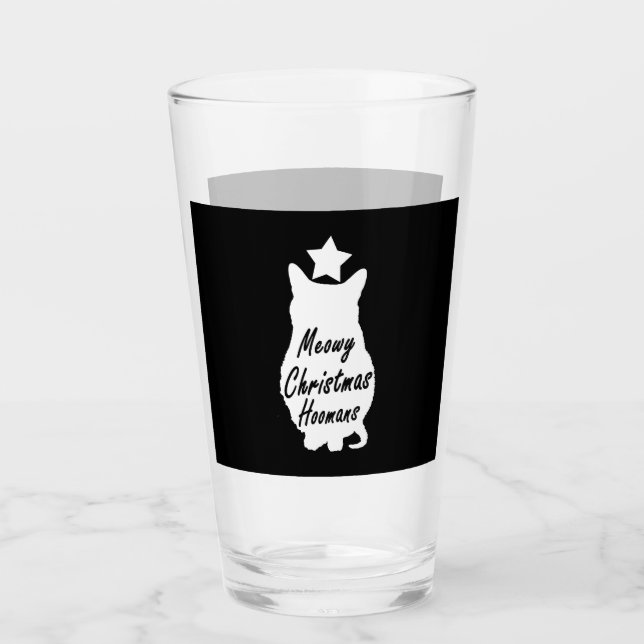 Verre MEOWY Christmas (Devant)