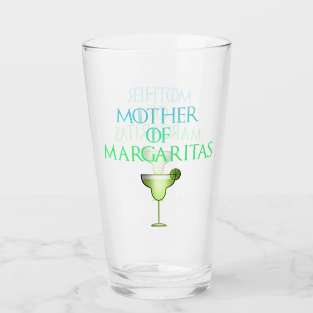 Verre Mère de cocktail drôle de tequila de margaritas (Devant)