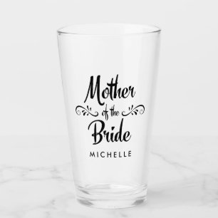 Verre Mère du dîner de répétition de mariage de jeune