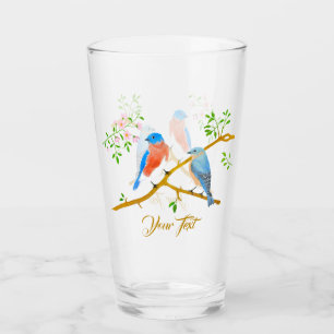 Verre Merles bleus
