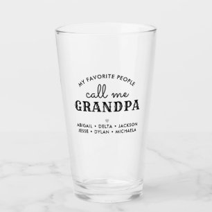 Verre Mes Gens Favoris M'Appelent Grand-Père/Grampa/Autr