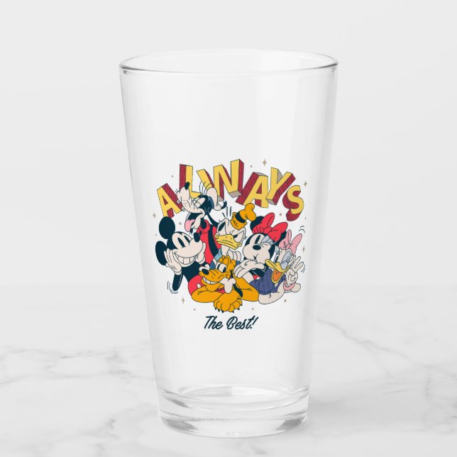 Verre Mickey & Friends | Toujours Le Meilleur (Devant)