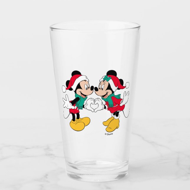 Verre Mickey & Minnie | Christmas Love (Devant)