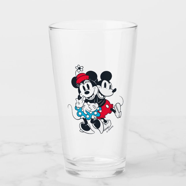 Verre Mickey & Minnie | Couple gagnant (Devant)