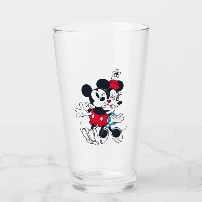 Verre Mickey & Minnie | L'amour perpétuel (Devant)