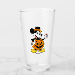 Verre Mickey Mouse habillée en Citrouille
