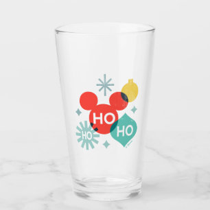 Verre Mickey Mouse   Ho Ho Ho