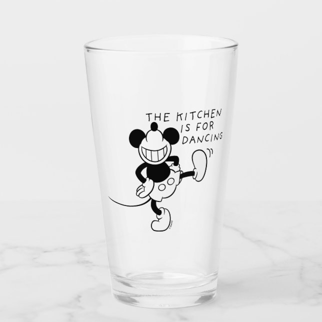 Verre Mickey Mouse | La cuisine est pour la danse (Devant)