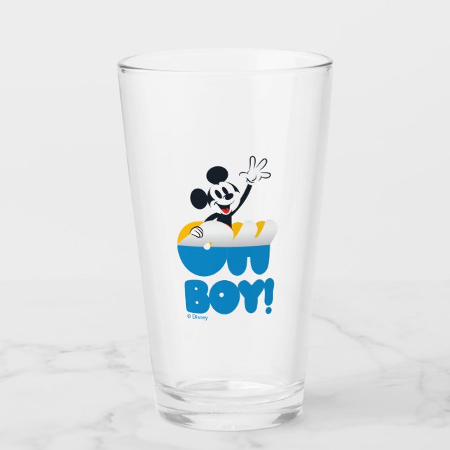 Verre Mickey Mouse Oh Boy! Peel Away (Devant)
