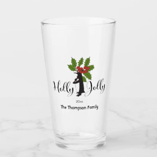 Verre Mignon Joyeux Noël de Pingouin Drôle