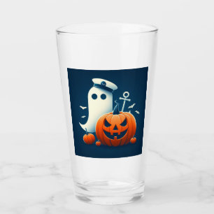 Verre Mignon, Nautique/côtier Halloween fantôme/citrouil