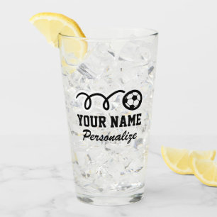 Verre Mignons sports de football ball Empreinte d'annive