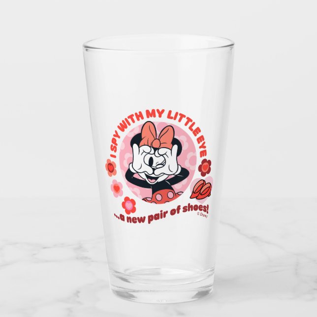 Verre Minnie Mouse I Spy With My Little Eye… (Devant)