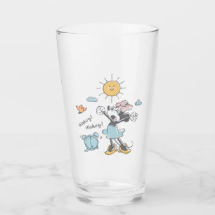 Verre Minnie Mouse Réveil du matin