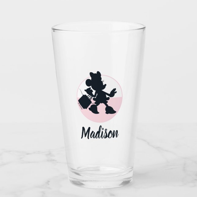 Verre Minnie Mouse Shopping Silhouette (Devant)