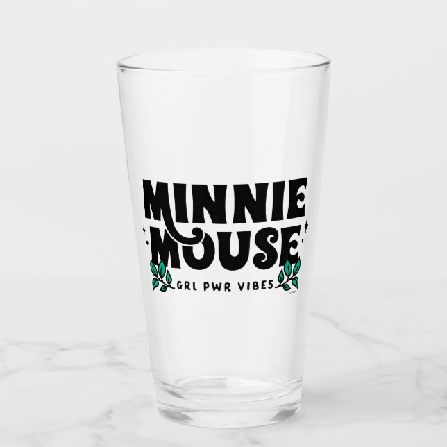 Verre Minnie Mouse | Vibes d'alimentation GRL (Devant)