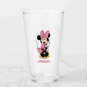Verre Minnie   Poster en rose