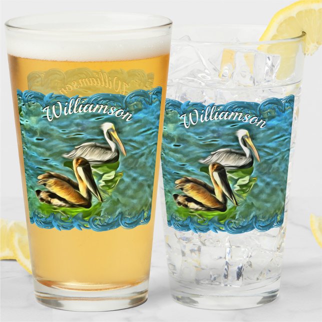 Verre Mismaloya Pelicans 0329 Bière (Créateur téléchargé)