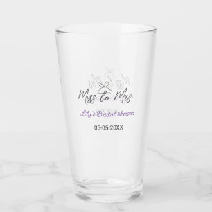 Verre Miss to Mrs enterrement de vie de jeune fille ajou
