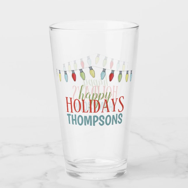 Verre Modèle Cool de Noël sur mesure (Devant)