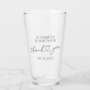Verre Moderne Simple Élégant Chic Minimal Mariage de coe