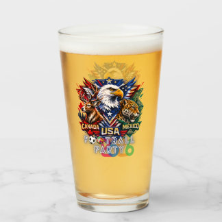 Verre Monde de la faune Unité Football Animal Art 2026
