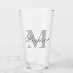 Verre Monogramme en nuances de gris