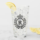 Monogramme royal noir de la couronne | de