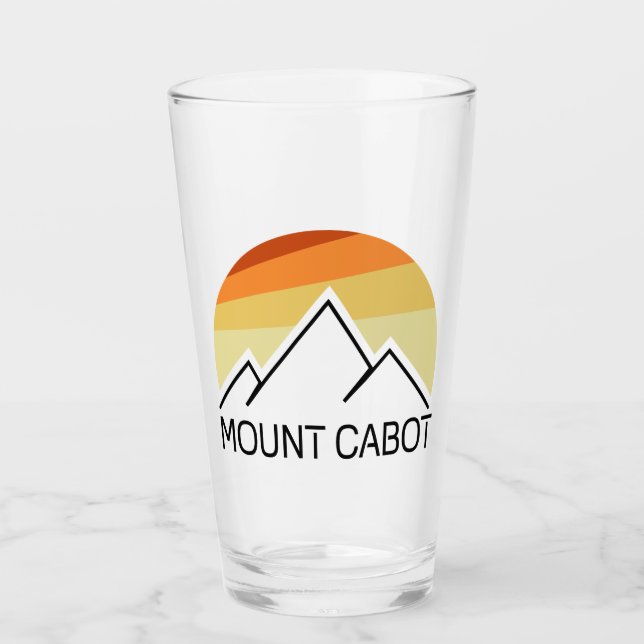 Verre Mont Cabot New Hampshire Retro (Devant)