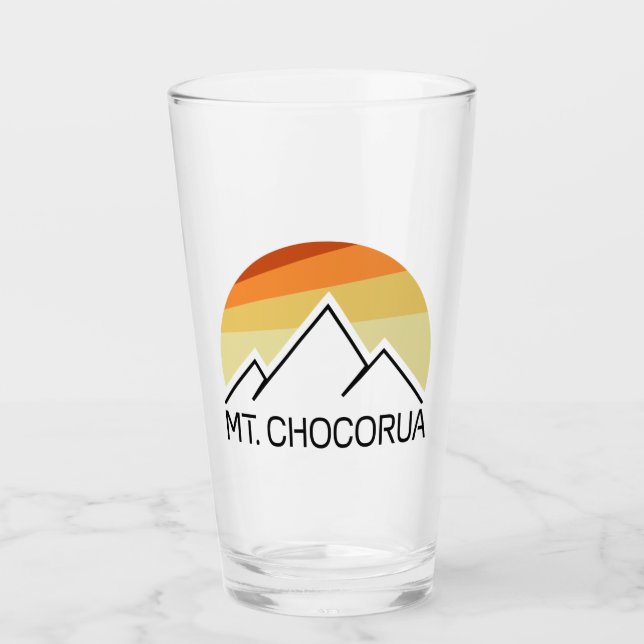 Verre Mont Chocorua New Hampshire Retro (Devant)