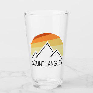 Verre Mont Langley Californie Rétro