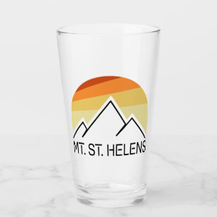 Verre Mont St. Helens Washington Retro