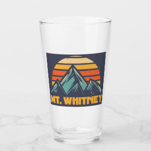 Verre Mont Whitney Californie Turquoise Rétro
