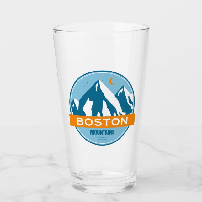 Verre Montagnes Boston Arkansas (Devant)