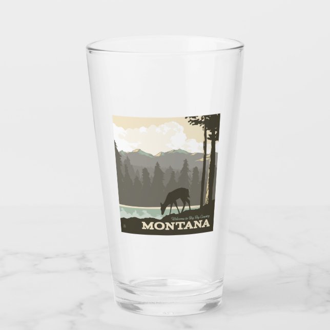 Verre Montana | Bienvenue dans Big Sky Country (Devant)