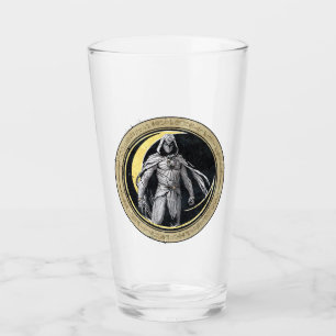 Verre Moon Knight Gold Crescent Moon Caractère graphique